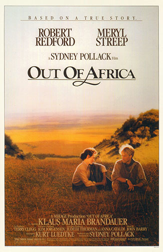1985 (58th) Best Picture: “Out of Africa”