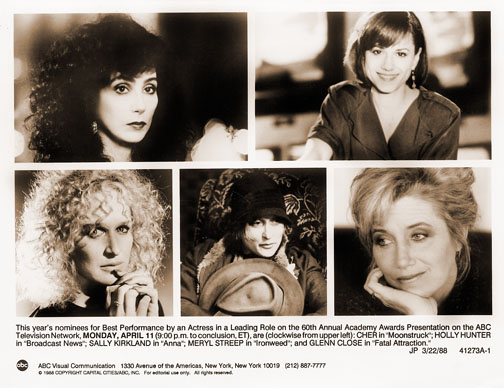 1987 Best Actress nominees