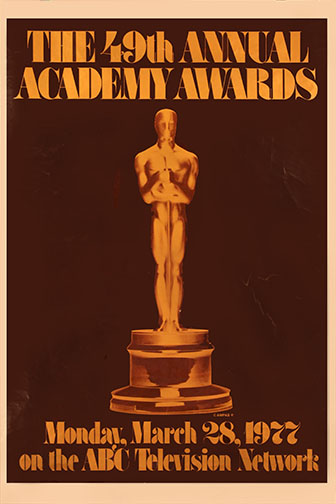 1976 (49th) Academy Award Ceremony Poster