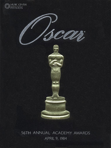 1983 (56th) Academy Award Ceremony Program