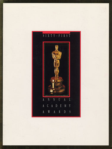 1988 (61st) Academy Award Ceremony Program