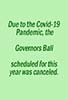 2020 (64th) Governors Ball Program/Menu