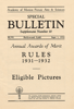 1931-32 Reminder List cover