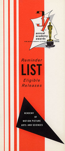 1958 (31st) Reminder List