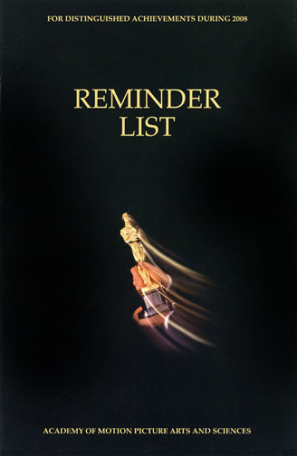 2008 (81st) Reminder List